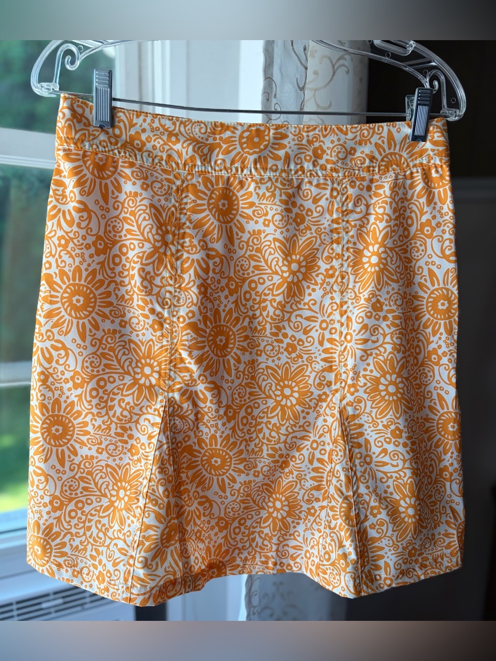 Rip Skirt Hawaii Floral Print Wrap Skirt Water Resistant Athleisure Sporty Sz S - Picture 2 of 4